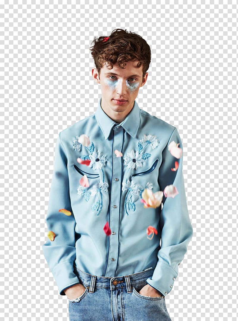 Troye Sivan WILD Singer YouTuber Musician, troye sivan wild flower transparent background PNG clipart