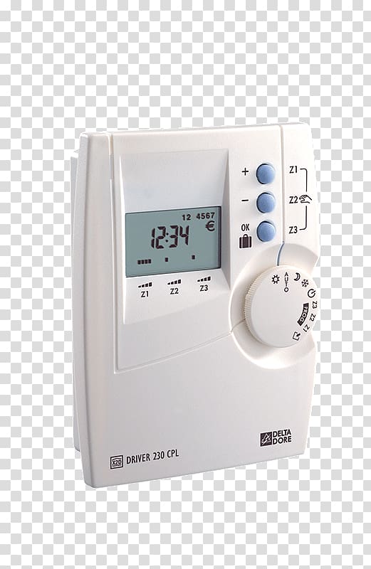 Delta Dore S.A. Power-line communication Home Automation Kits Thermostat Hardware Programmer, pilote transparent background PNG clipart