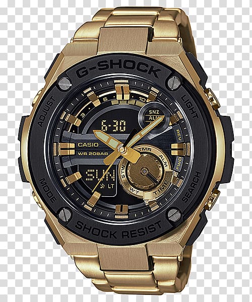 G-Shock GST-W300 Shock-resistant watch Jewellery, watch transparent background PNG clipart