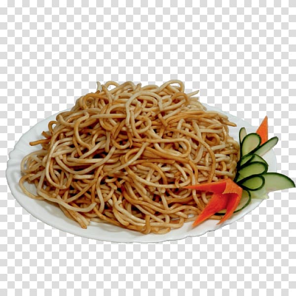Chow mein Chinese noodles Lo mein Singapore-style noodles Yakisoba, pekin chicken transparent background PNG clipart