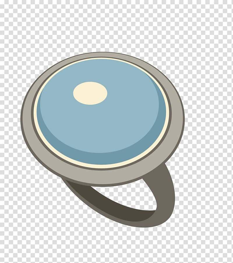 Ring Diamond, blue cartoon diamond ring lady transparent background PNG clipart