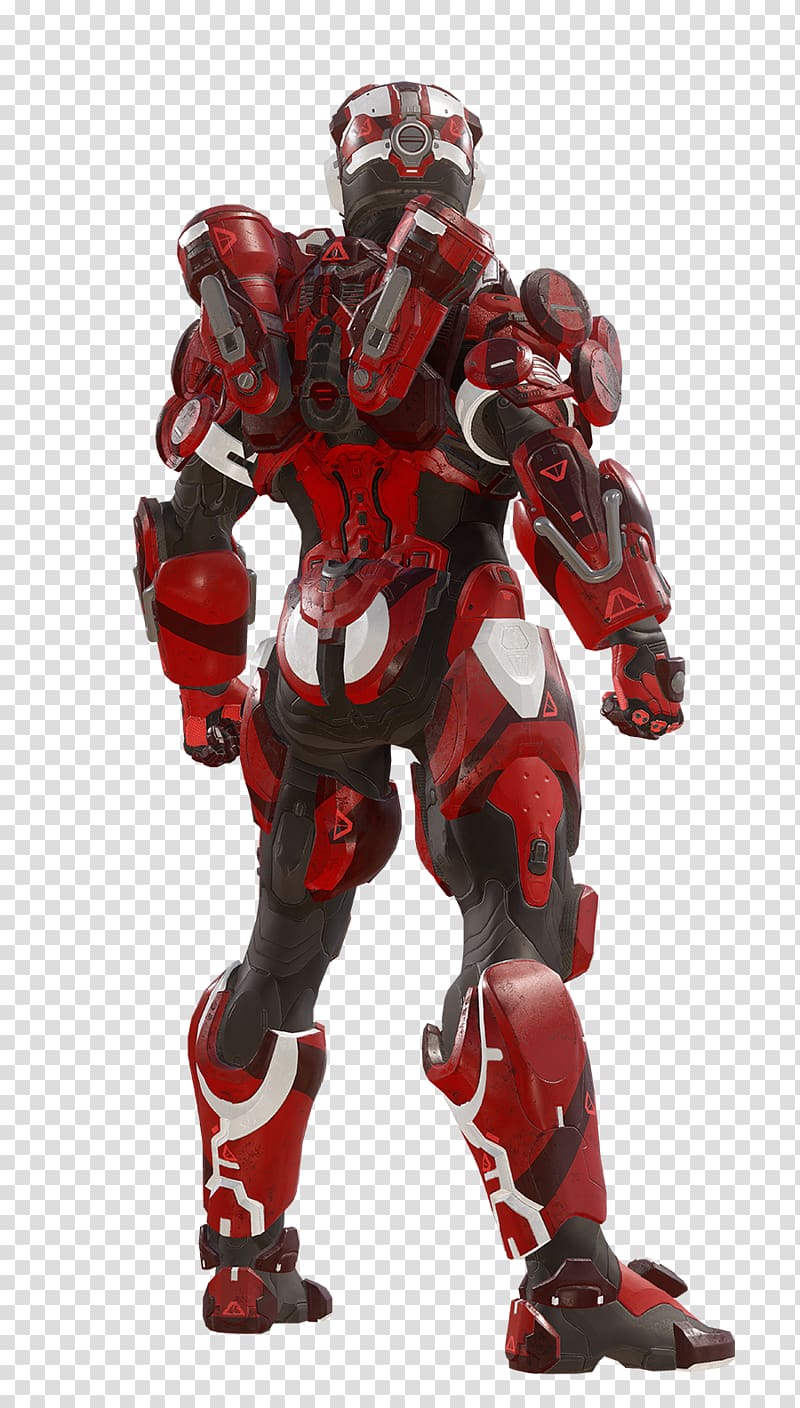 Halo 5: Guardians Multiplayer video game 343 Industries Armour, red edge transparent background PNG clipart