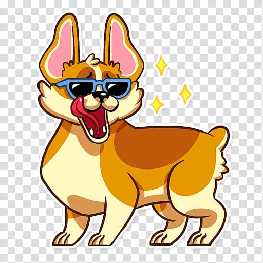 Dog breed Pembroke Welsh Corgi Sticker, corgi head transparent background PNG clipart