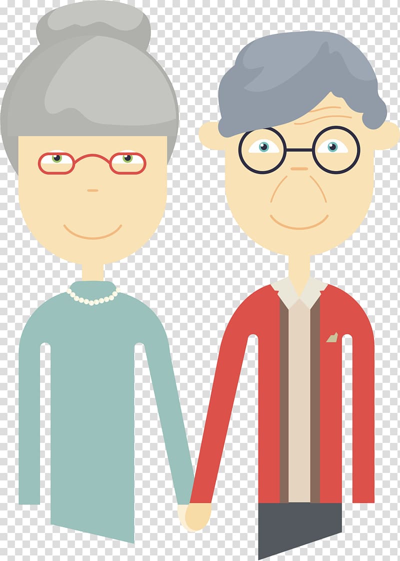 Old age , Elderly couples transparent background PNG clipart