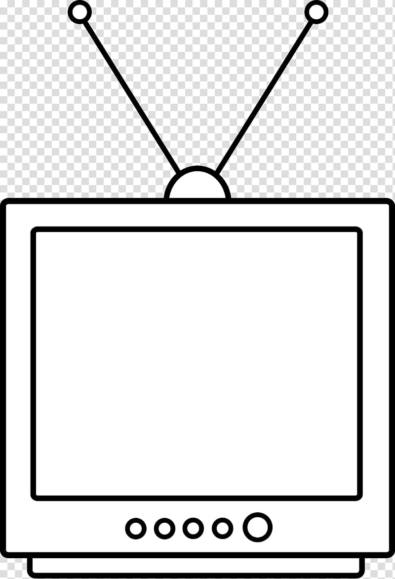 Black and white Television , watching tv transparent background PNG clipart