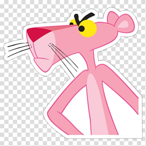 Sticker The Pink Panther Cartoon , THE PINK PANTHER transparent background PNG clipart