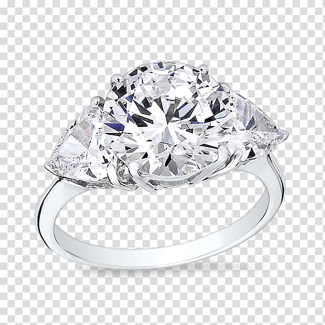 Diamond cut Engagement ring, Cubic Zirconia transparent background PNG clipart