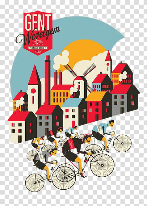 Gentu2013Wevelgem Milanu2013San Remo Printing Poster Cycling, Housing and rider transparent background PNG clipart