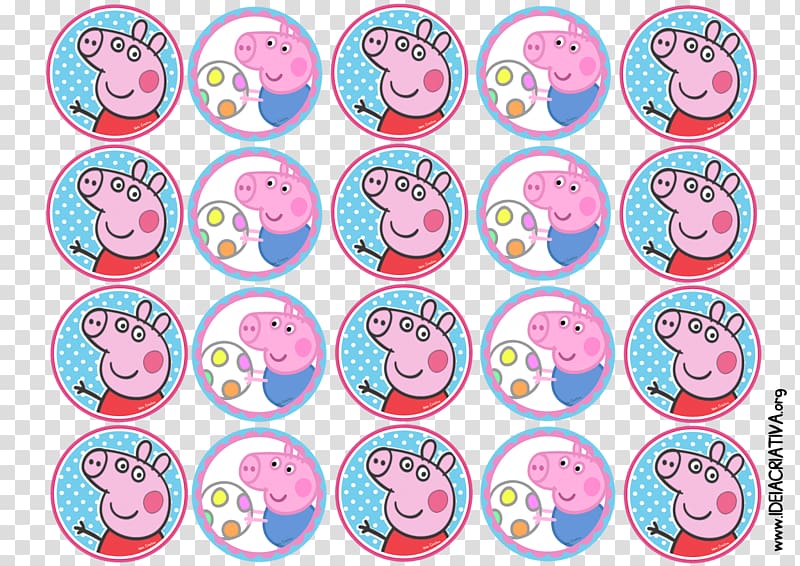 Paper Printing Adhesive , PEPPA PIG transparent background PNG clipart