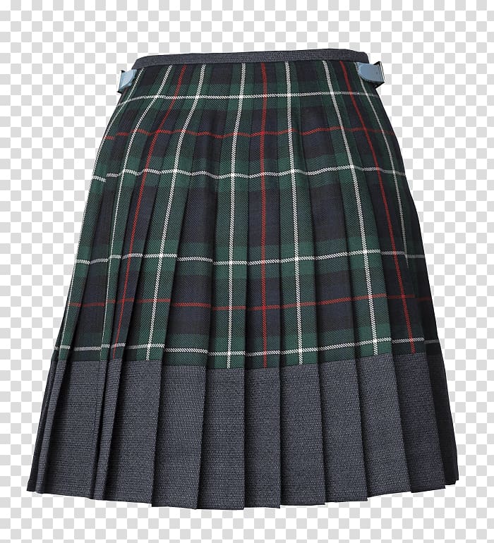 green, red, and black plaid pleated skirt, Grey Blue Mackenzie Kilt transparent background PNG clipart