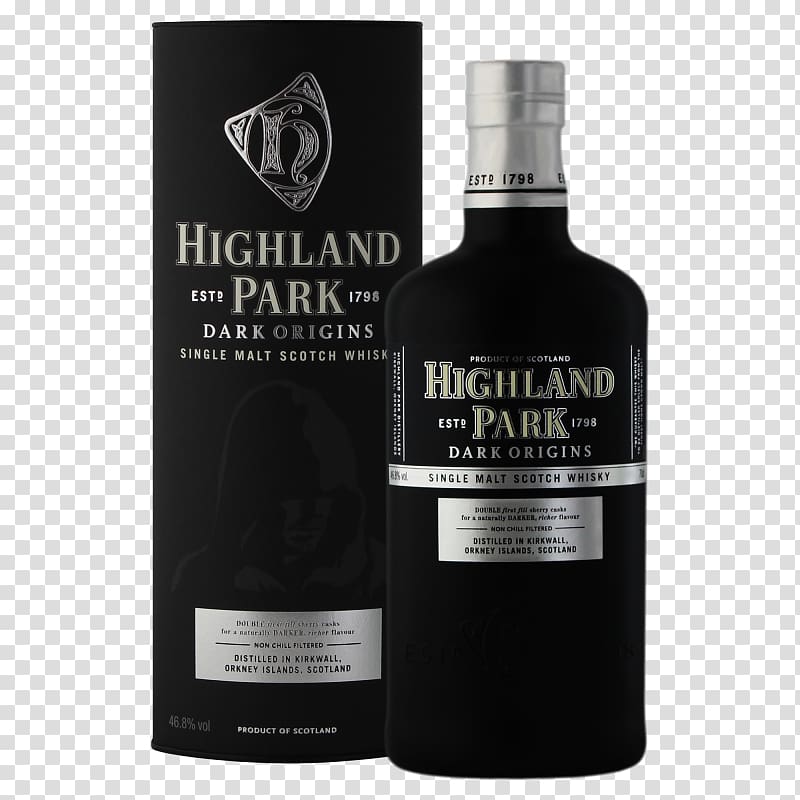 Highland Park distillery Single malt Scotch whisky Single malt whisky Whiskey, wine transparent background PNG clipart