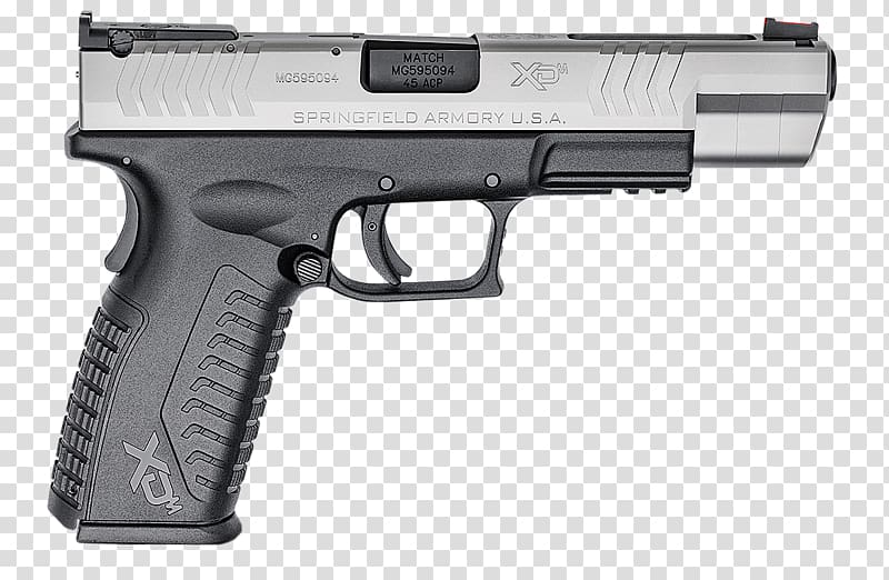 Springfield Armory XDM HS2000 .40 S&W Firearm, Handgun transparent background PNG clipart