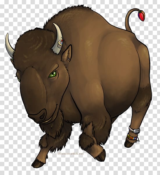 Cattle American bison Horse Domestic yak Horn, buffalo transparent background PNG clipart