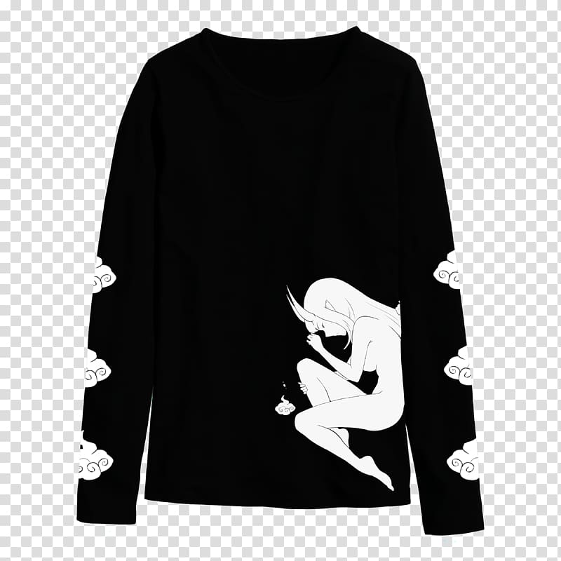 T-shirt Sleeve Spirit Ghost Yūrei, T-shirt transparent background PNG clipart