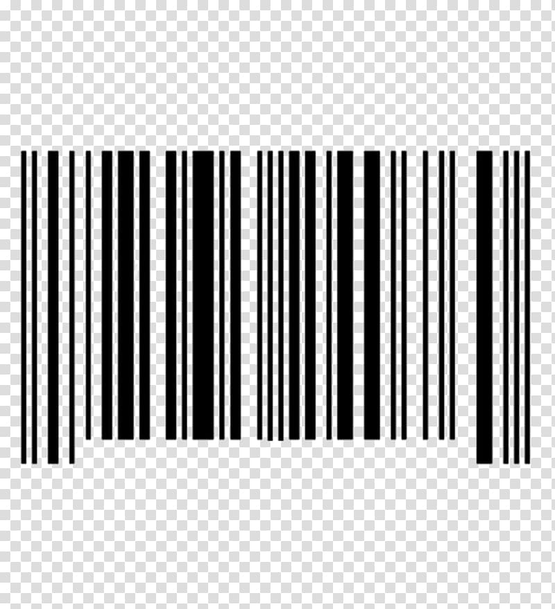 Barcode Scanners Logo QR code, steel bar transparent background PNG clipart