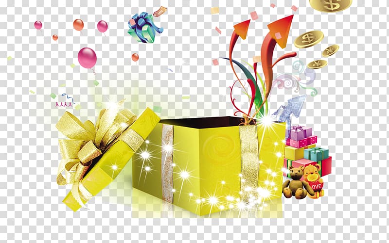 Graphic design Designer Gift, Gift box transparent background PNG clipart