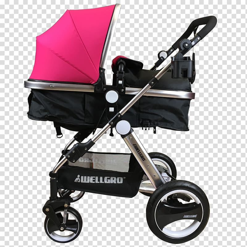 Baby Transport Infant Wagon Pink Carriage, kukuli transparent background PNG clipart