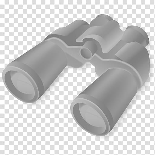 gray binoculars against black surface, hardware angle plastic binoculars, Search disabled transparent background PNG clipart