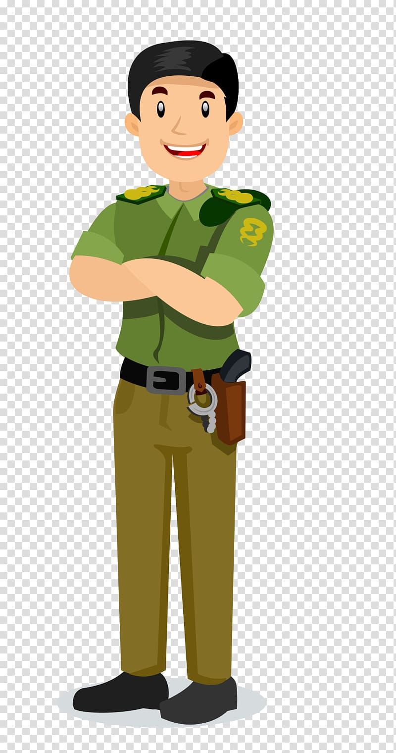 Profession Icon, A man in uniform transparent background PNG clipart