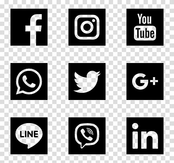 social media icon png white