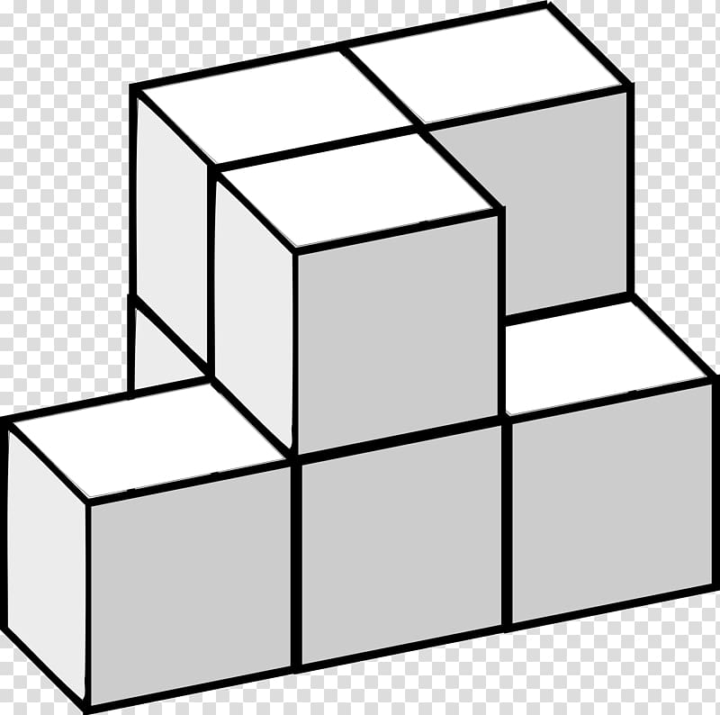 Tetris 3D computer graphics, cube transparent background PNG clipart