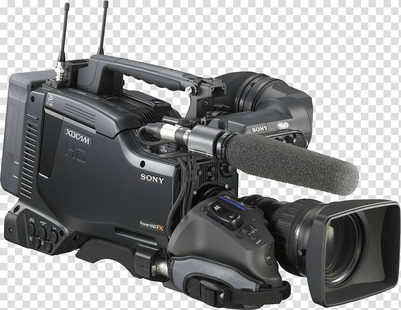 Sony Video camera XDCAM Charge-coupled device, Video Camera transparent background PNG clipart