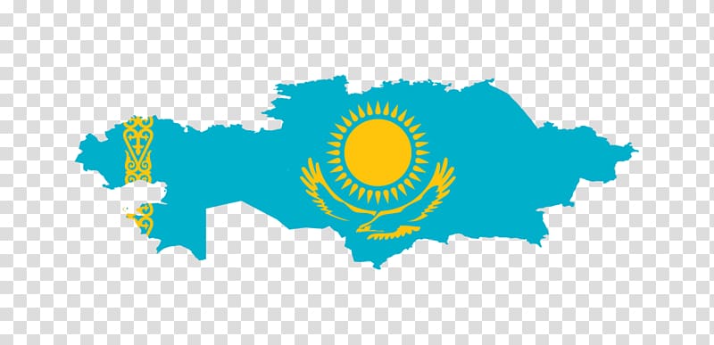 Flag of Kazakhstan Flag of Gagauzia Kazakhstan Temir Zholy, Kazakhstan transparent background PNG clipart