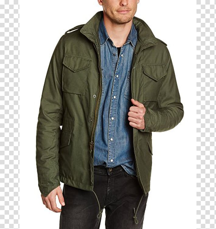 M-1965 field jacket Coat Flight jacket Clothing, jacket transparent background PNG clipart