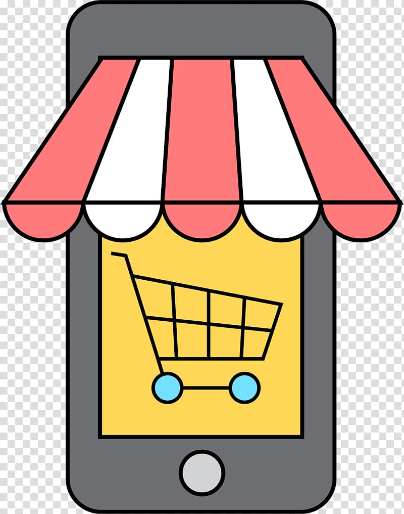 Supermarket E-commerce Shopping , Online supermarket mobile phone shopping transparent background PNG clipart