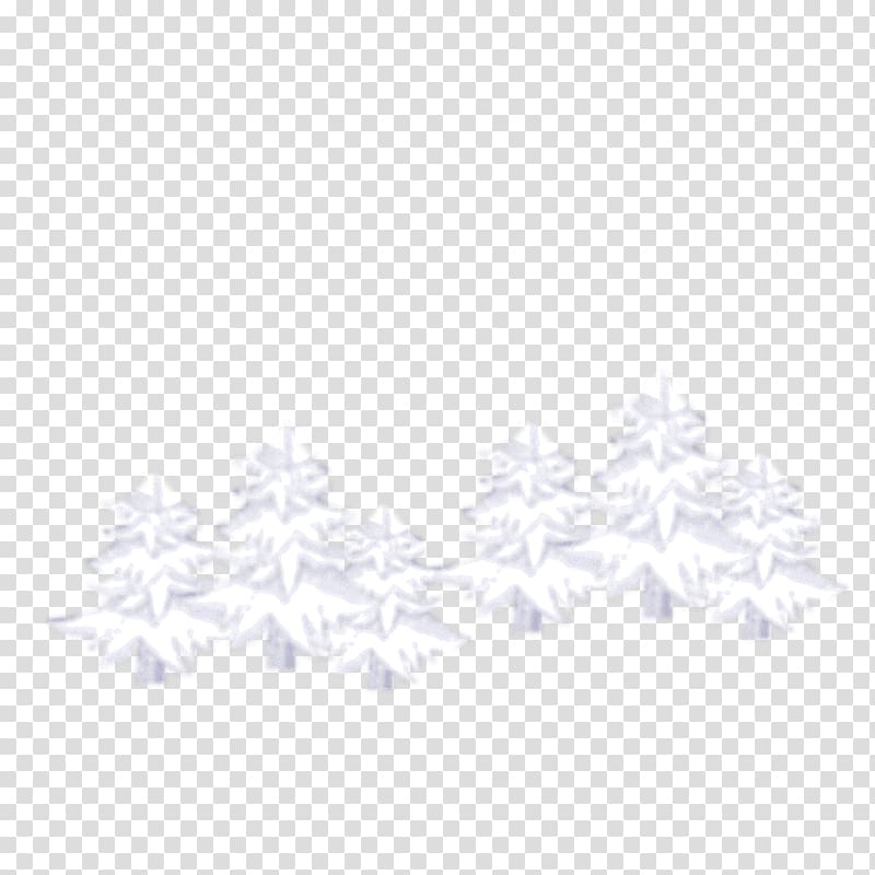 White Black Pattern, White Snow Tree material transparent background PNG clipart