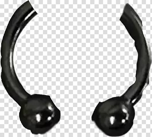 Earring Body piercing Nese septum-piercing Navel piercing Barbell, barbell transparent background PNG clipart