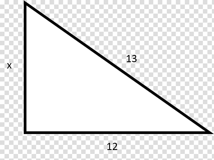 Right triangle Pythagorean theorem Area, math question transparent background PNG clipart