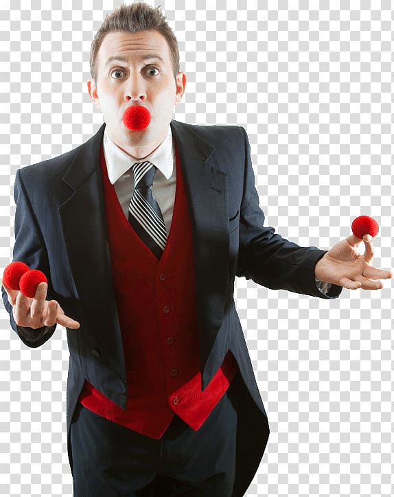 Clown Harry August Jansen DANTE, Magician & Family Entertainer, clown transparent background PNG clipart