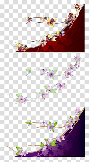 Corner Flower transparent background PNG cliparts free download