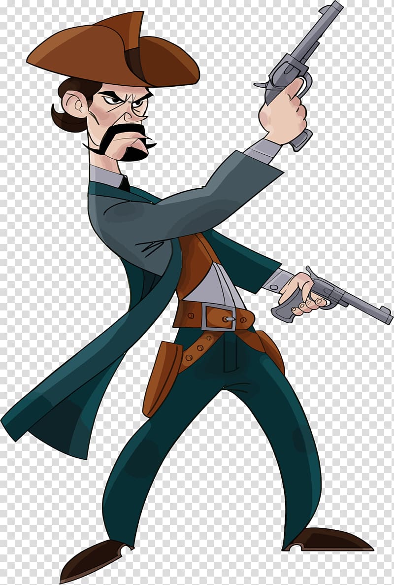 Cowboy Cartoon Drawing , Sheriff transparent background PNG clipart