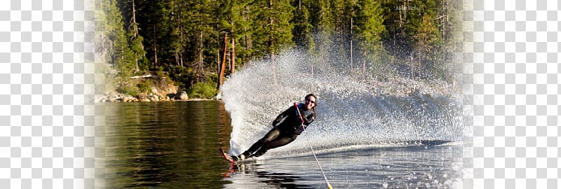 Water Skiing Slalom skiing Lake Tahoe Ski School, skiing transparent background PNG clipart