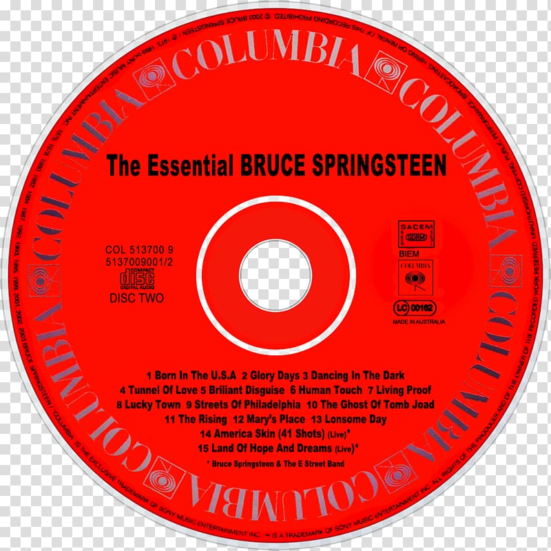 Compact disc One-Trick Pony The Rhythm of the Saints The Essential Paul Simon Graceland, Bruce transparent background PNG clipart