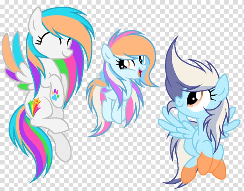 My Little Pony Rainbow Dash Horse Drawing, star sky transparent background PNG clipart