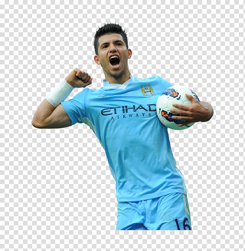 Manchester City F.C. Football player Jersey Rendering, football transparent background PNG clipart