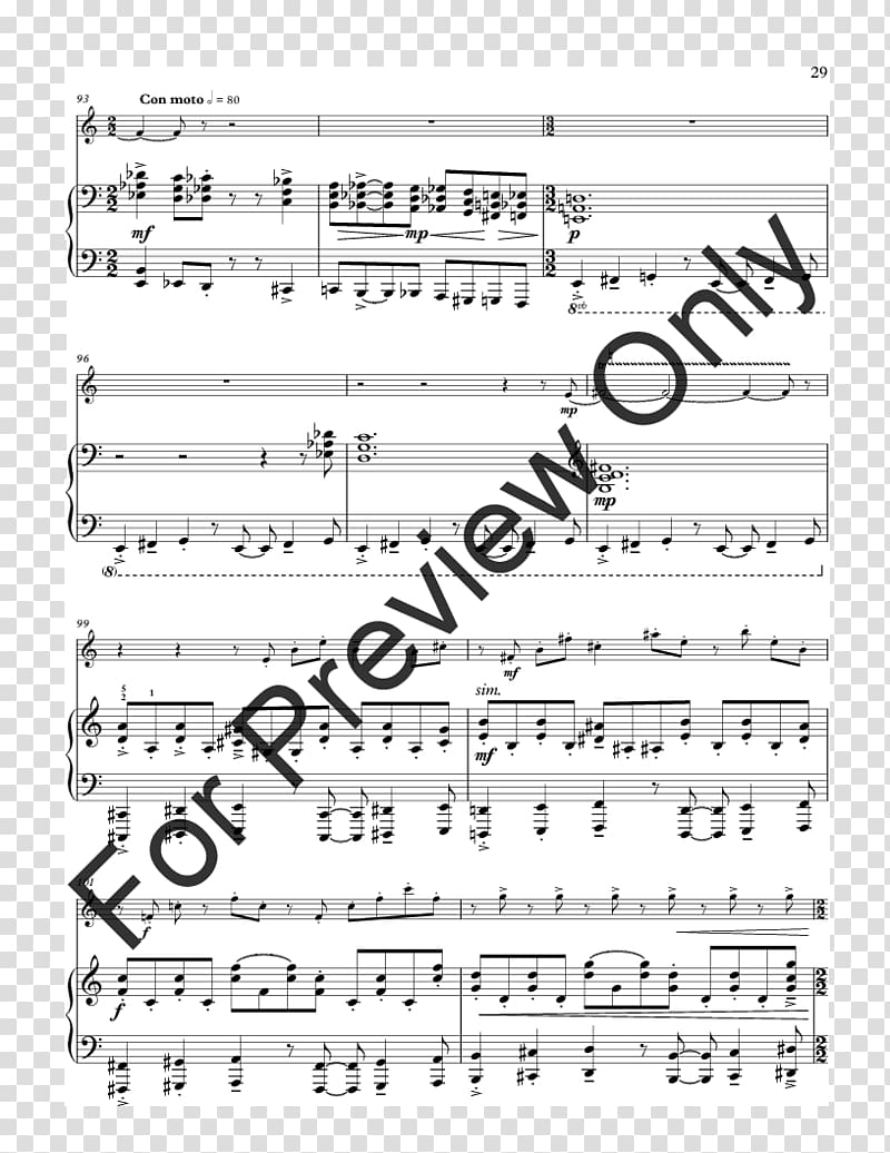 Sheet Music Trumpet J.W. Pepper & Son Oboe, oboe transparent background PNG clipart