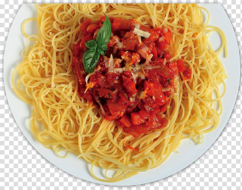 Spaghetti alla puttanesca Pasta al pomodoro Spaghetti aglio e olio Bolognese sauce, pizza transparent background PNG clipart
