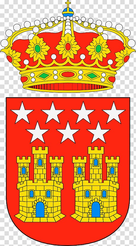 Coat of arms of Madrid Coat of arms of Madrid Flag of Spain, jefe transparent background PNG clipart