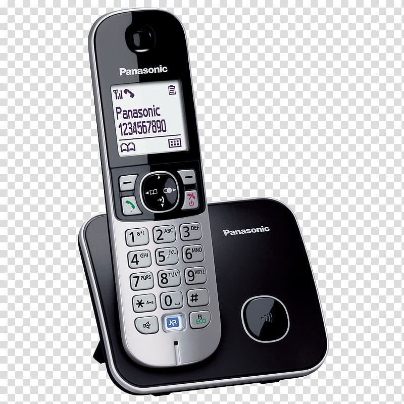 Cordless telephone Digital Enhanced Cordless Telecommunications Panasonic KX-TG6811 Mobile Phones, kx 80 transparent background PNG clipart