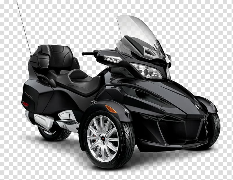 Car BRP Can-Am Spyder Roadster Can-Am motorcycles Three-wheeler, car transparent background PNG clipart