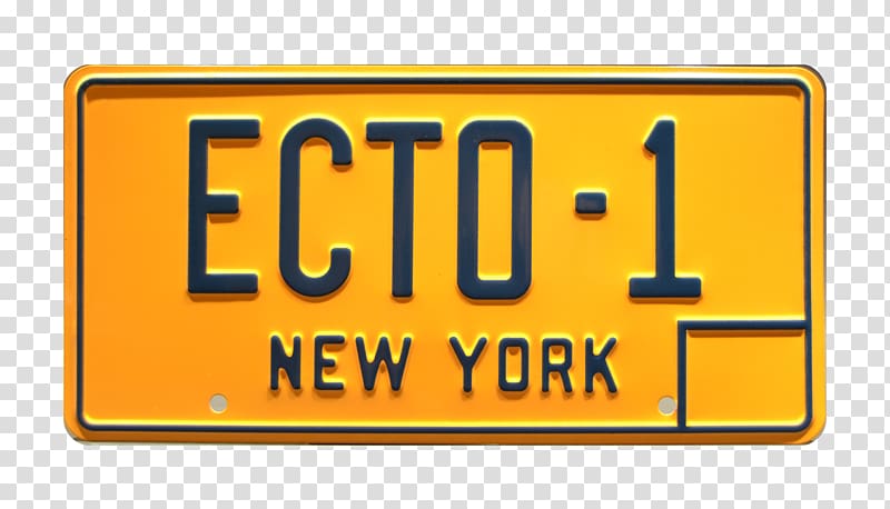 Vehicle License Plates Car Ecto-1 Slimer Hearse, car transparent background PNG clipart