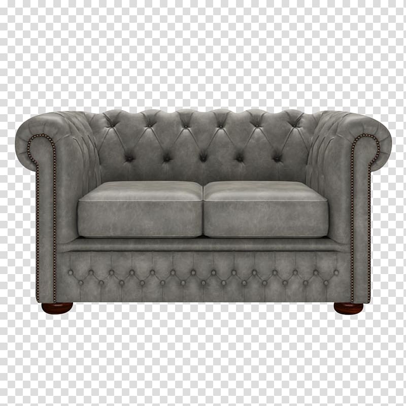 Loveseat Ellington Club chair Couch Furniture, chesterfield transparent background PNG clipart