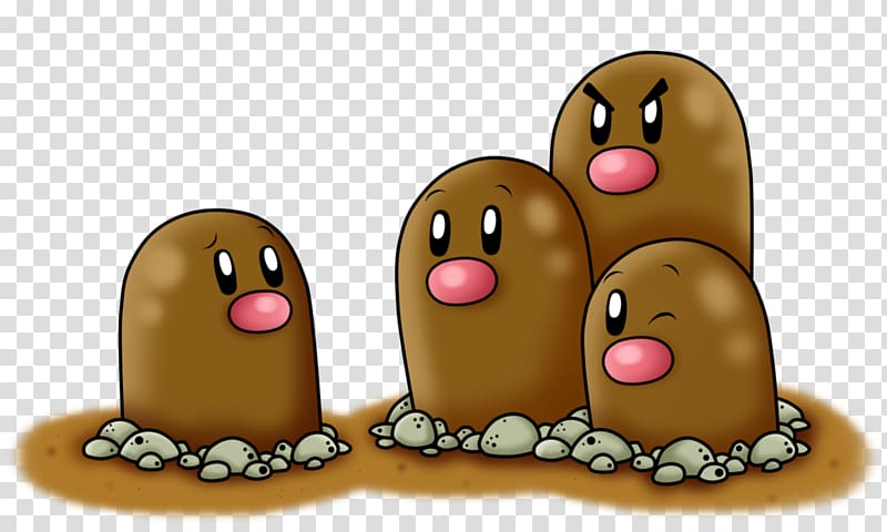 Diglett and Dugtrio Diglett and Dugtrio Pokémon FireRed and LeafGreen, pokemon transparent background PNG clipart