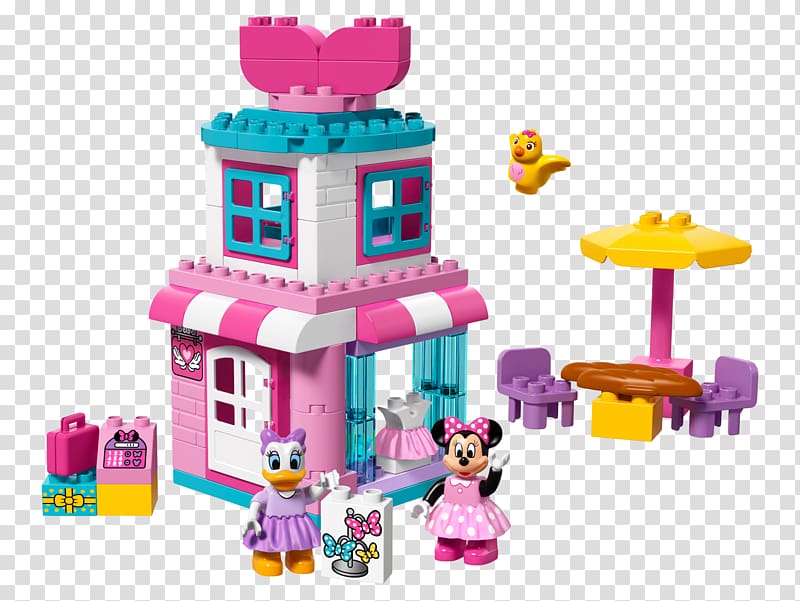 LEGO 10844 DUPLO Minnie Mouse Bow-Tique Daisy Duck Lego Duplo, minnie mouse transparent background PNG clipart