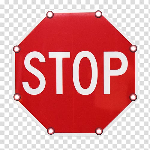 Stop sign Traffic sign Warning sign, Blinking transparent background PNG clipart