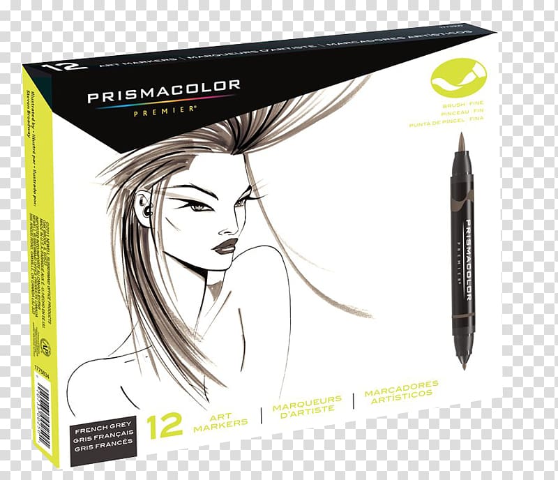 Prismacolor Marker Setprisma Pro 48set Marker pen Artist, Freehand Ink transparent background PNG clipart